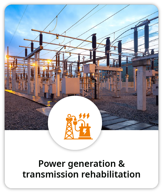Power generation & transmission rehabilitation